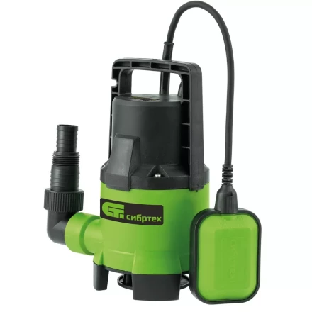 Дренажный насос для грязной воды СДН450-35, 450 Вт, напор 5.5 м, 8000 л/ч Сибртех 97263 купить в Муравленко