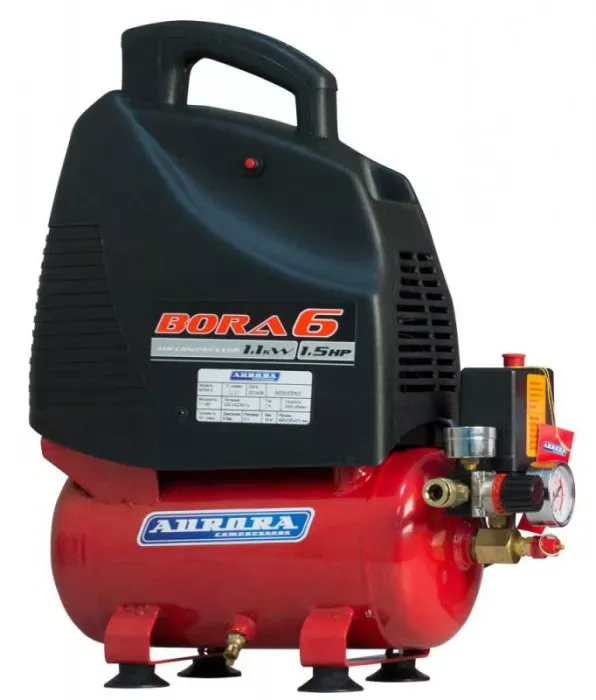 Компрессор безмасляный поршневой прямой привод Aurora BORA-6 купить в Муравленко