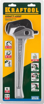 Ключ KRAFTOOL &quot;MASTERGRIP&quot; трубный быстрозажимной, кованые губки, 1/2&quot;-2&quot; 27365-14 купить в Муравленко