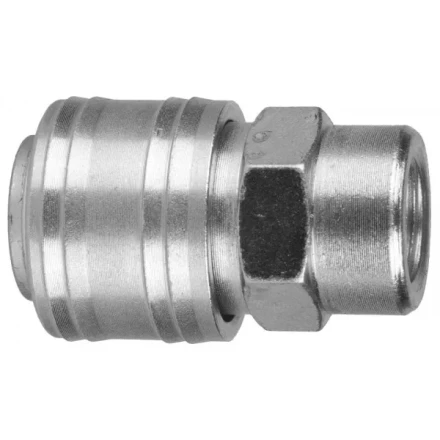 Переходник KRAFTOOL &quot;EXPERT QUALITAT&quot; для пневмоинструмента, резьба 1/4&quot; &quot;мама&quot;- быстросъемное соединение &quot;мама&quot; 6593 купить в Муравленко