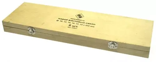 Набор сверл винтовых (10-20 х460) 1/5 20951 купить в Муравленко
