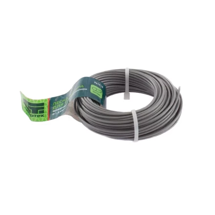 Леска для триммера круглая, армированная алюминием, 1.6 мм х 15 м, Россия Сибртех 961915 купить в Муравленко