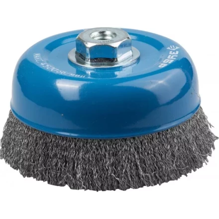 ЗУБР &quot;ПРОФЕССИОНАЛ&quot;. Щетка чашечная для УШМ, витая стальная проволока 0,3мм, 150ммхМ14 35261-150_z02 купить в Муравленко