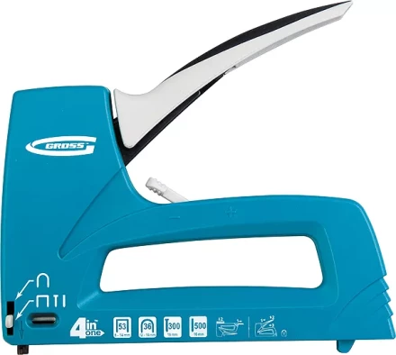 Степлер мебельный универс. (Universell 4) пласт 4-функц тип скобы 53 36 300 500 8-14мм GROSS 41005 купить в Муравленко