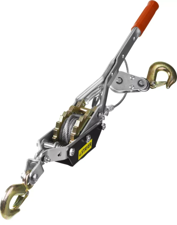 Лебедка STAYER "MAXPull" рычажная, тросовая, 2т/3м 4310-2 купить в Муравленко