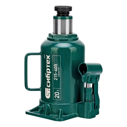 Домкрат гидравлический бутылочный Сибртех 50809, 20 т, 215-405 мм купить в Муравленко