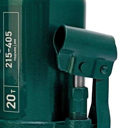 Домкрат гидравлический бутылочный Сибртех 50809, 20 т, 215-405 мм купить в Муравленко