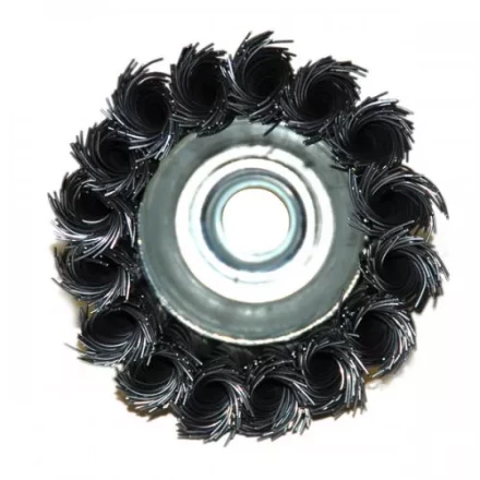 Щетка для УШМ М14/65 мм чашечная сталь витая Энкор 51536 купить в Муравленко