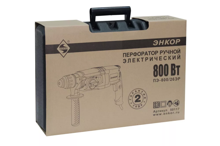 Перфоратор SDS+ ПЭ-800/26ЭР Энкор 50117 купить в Муравленко
