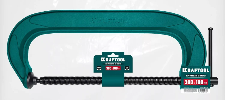 Струбцина KRAFTOOL EXTREM, тип G 32229-300-100 купить в Муравленко