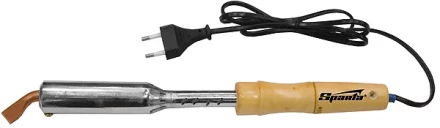 Паяльник электрика с деревянной ручкой SPARTA 100 Вт (220В) 913155 купить в Муравленко
