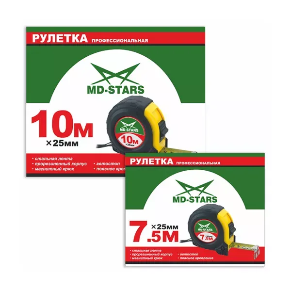 Рулетка измерительная MD-STARS 56-5025 купить в Муравленко