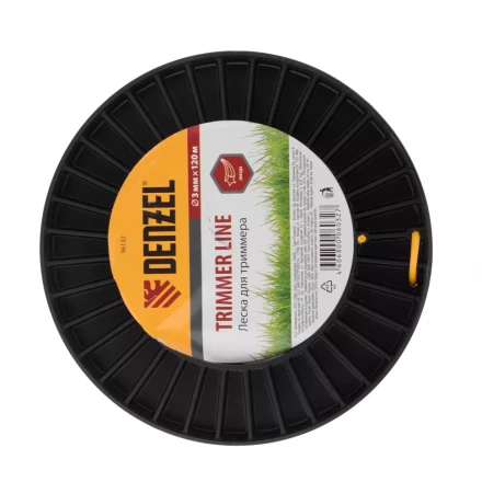 Леска для триммера звезда   3,0 мм 120 м на Din катушке Россия Denzel 96132 купить в Муравленко