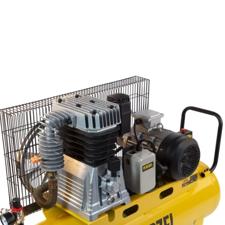 Компрессор воздушный, ременный привод BCI4000-T/100, 4.0 кВт, 100 литров, 690 л/мин Denzel 58123 купить в Муравленко