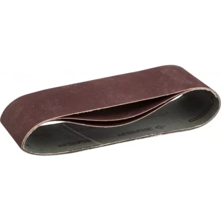 Лента шлифовальная бесконечная ЗУБР &quot;МАСТЕР&quot; на тканевой основе, для ЛШМ, P320, 75х533мм, 3шт 35542-320 купить в Муравленко