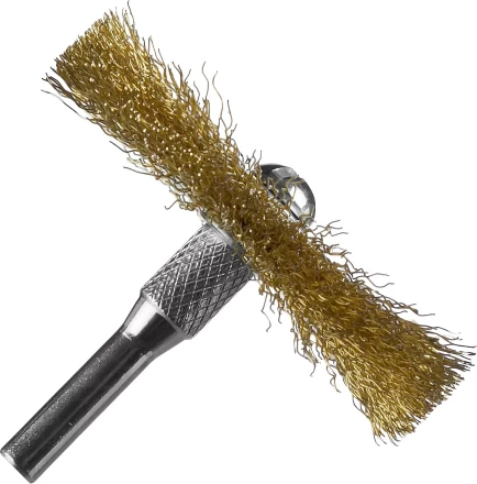 ЗУБР &quot;ПРОФЕССИОНАЛ&quot;. Набор щеток дисковых для дрели, витая стальная латунированная проволока 0,3мм, 5 шт 3521-H5_z02 купить в Муравленко