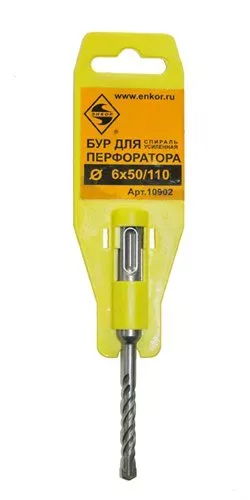 Бур SDS+  ф 6х 50/110 усиленный  10/50/300 10902 купить в Муравленко