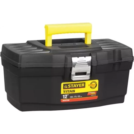 Ящик для инструмента &quot;TITAN-12&quot; пластиковый, STAYER 38016-12 купить в Муравленко