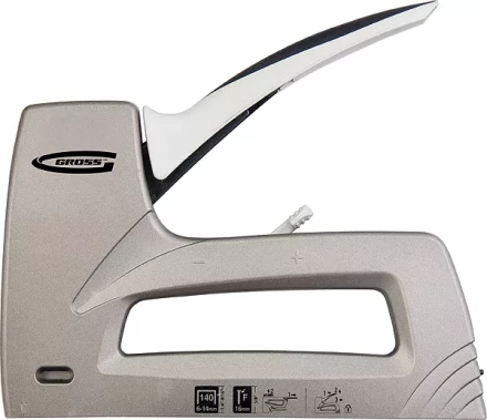Степлер мебельный (Aluminium 140) алюм. корпус рег. удара тип скобы 140 300 6-14 мм  GROSS 41007 купить в Муравленко
