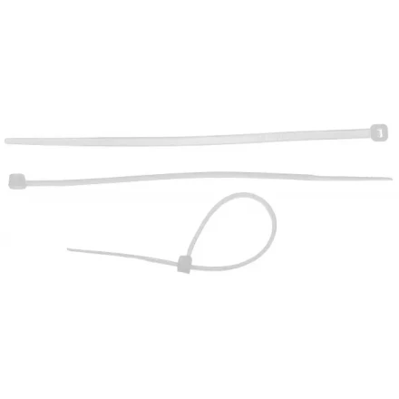 Хомуты ЗУБР нейлоновые, в п/э пакете, тип 7, белые, 3,6ммх250мм, 50шт 4-309017-36-250 купить в Муравленко