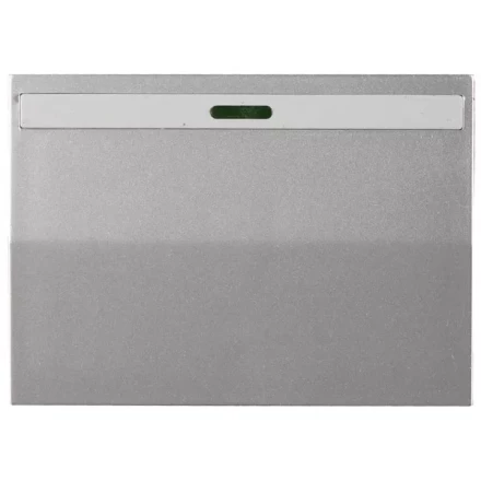 Выключатель СВЕТОЗАР &quot;ЭФФЕКТ&quot; одноклав., с эффектом свечения, без вставки и рамки, цвет светло-серый металлик, 10A/~250B SV-54431-SM купить в Муравленко