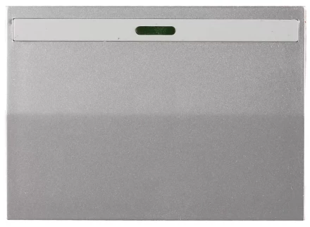 Выключатель СВЕТОЗАР &quot;ЭФФЕКТ&quot; одноклав., с эффектом свечения, без вставки и рамки, цвет светло-серый металлик, 10A/~250B SV-54431-SM купить в Муравленко