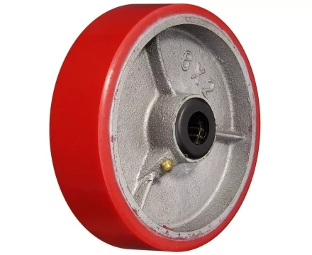 Колесо большегрузное P 54 125 мм полиуретановое на ось (F) 1027157 купить в Муравленко