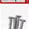 Болт ГОСТ 7798-70, M8 x 40 мм, 4 шт, кл. пр. 5.8, оцинкованный, ЗУБР 303086-08-040 купить в Муравленко