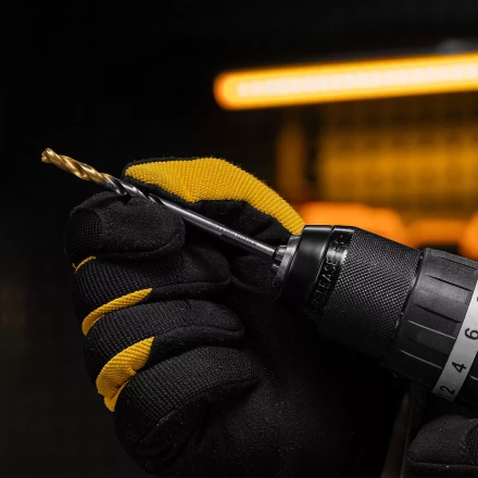 Сверло спиральное по металлу Denzel 5,5 x 93мм, Р6М5, Golden Tip, многогранная заточка, 718277 купить в Муравленко