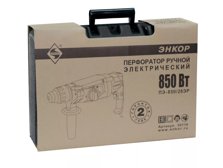 Перфоратор SDS+ ПЭ-850/28ЭР Энкор 50118 купить в Муравленко