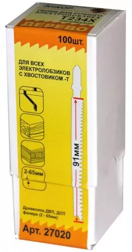 Пилка для электролобзика T234 X PROGR HCS 1шт/100 Энкор 27020 купить в Муравленко