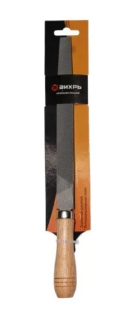 Напильник 200 мм плоский деревянная рукоятка Вихрь купить в Муравленко