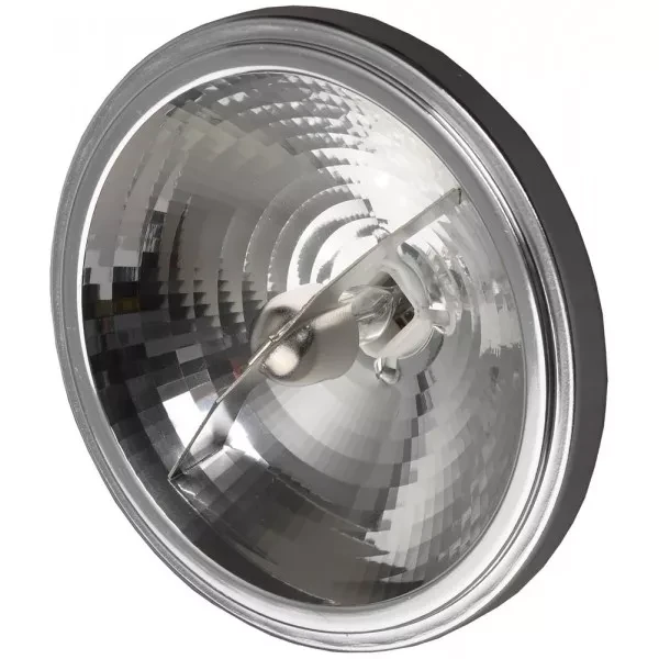 Лампа галогенная СВЕТОЗАР алюм. отражатель, угол 24гр, цоколь G53, диаметр 111мм, 35Вт, 12В SV-44743-24 купить в Муравленко
