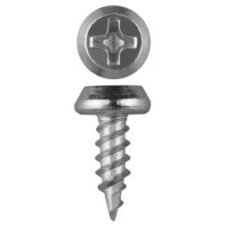 Саморезы ЗУБР "МАСТЕР" оцинкованные, для крепления лист. металла до 0.9 мм, полуцилиндр. головка, 3.5x11мм, 55шт 300126-35-11