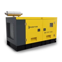 Дизельный генератор Vektor AD-70Y-T400 в шумозащитной кожухе