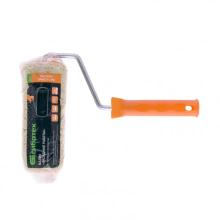 Валик &quot;Фасадные работы&quot; 180 мм ворс 18мм D 48 мм D ручки 8 мм полиакрил полиэстер Сибртех 80174 купить в Муравленко