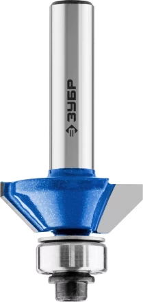 ЗУБР 25.4 x 8 мм, фреза кромочная калевочная (фасочная) №9, Профессионал (28711-25.4) купить в Муравленко