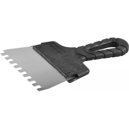 Шпатель ЗУБР &quot;МАСТЕР&quot; ФАСАДНЫЙ, нержавеющее полотно, 150мм, зуб 8х8мм 10078-15-08 купить в Муравленко