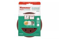 Круг шлиф. самосцепляющийся HAMMER 125мм P320 8отв.