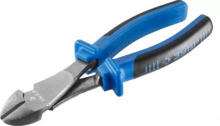 Бокорезы усиленные ЗУБР эксцентриковое расположение шарнира, особостойкое спец. покрытие Н12Х1 (никель/хром), двухкомпонентные рукоятки, 170мм 2201-6-17_z01 купить в Муравленко