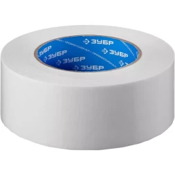 Армированная лента, ЗУБР "ПРОФЕССИОНАЛ" 12092-50-50, универсальная, влагостойкая, 48мм х 45м, белая 12092-50-50