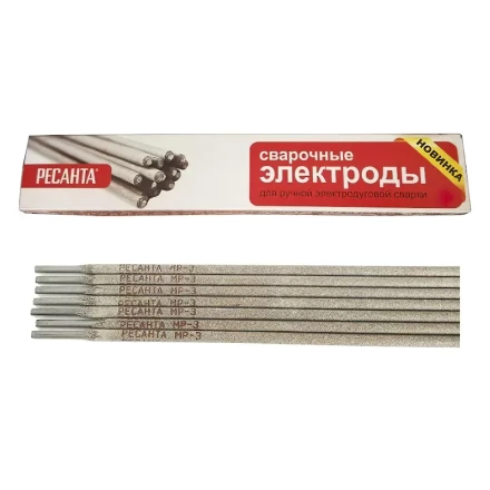 Электрод для сварки РЕСАНТА МР-3 Ф5,0 Пачка 0,8 кг 900/71/6/23 купить в Муравленко