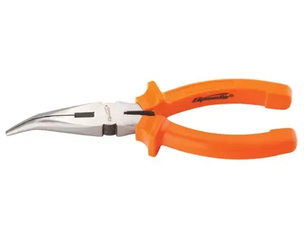 Длинногубцы изогнутые Classic 160 мм шлифованные пластмассовые рукоятки SPARTA 17411 купить в Муравленко