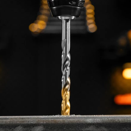 Набор сверл по металлу Denzel 723010, 1-13 мм, Р6М5К8-TiN, Golden Tip, 25 шт купить в Муравленко