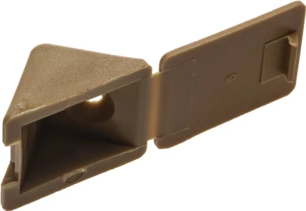 Уголок мебельный ЗУБР с шурупом, цвет бук, 4,0x15мм, ТФ6, 4шт 4-308256-2 купить в Муравленко