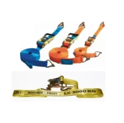 Ремни для стяжки груза Magnus-Profi р-н 4 тонн L=6 метра лента 60 мм с крюками