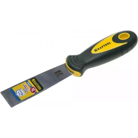 Шпательная лопатка KRAFTOOL с 2-компонент ручк, профилиров нержав полотно, 32мм 10035-030 купить в Муравленко