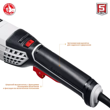 Машина углошлифовальная регулировка оборотов УШМ-125-1200 ЭМ3 серия МАСТЕР купить в Муравленко