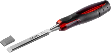 Стамеска MIRAX с двухкомпонентной прозрачной рукояткой, 12мм 1810-12 купить в Муравленко