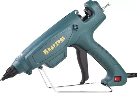 Пистолет клеевой (термоклеящий) &quot;PRO&quot;, KRAFTOOL 06843-220-12, эл, двухкомп корпус, рабоч темп 193град, выход клея 1,2кг/час, d=12мм, 220Вт 06843-220-12 купить в Муравленко